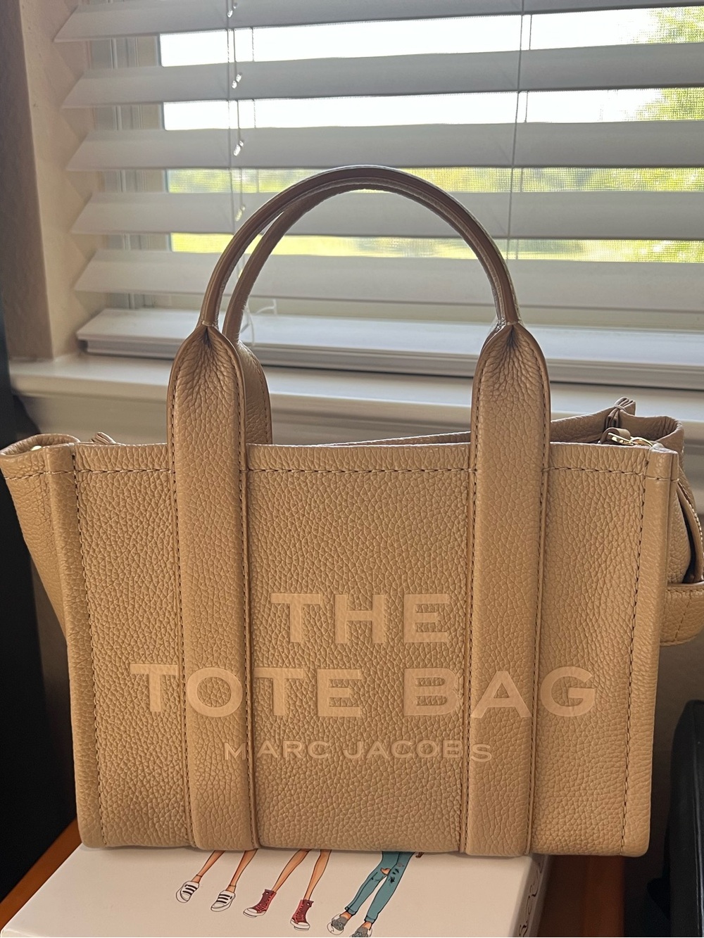 Marc Jacobs 100% Leather Tote Bag - Nude, Beige, Light Tan